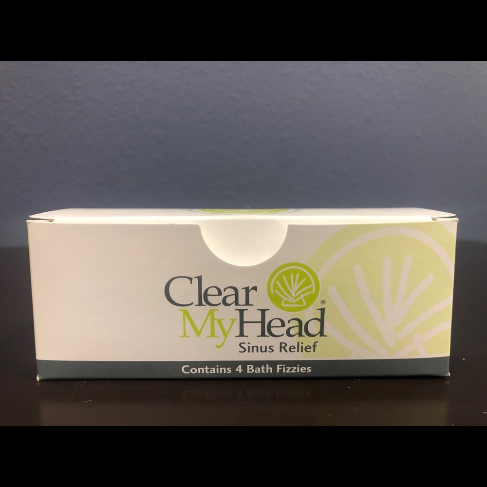 ClearMyHead: Sinus Relief Bath fizzies (4pk)